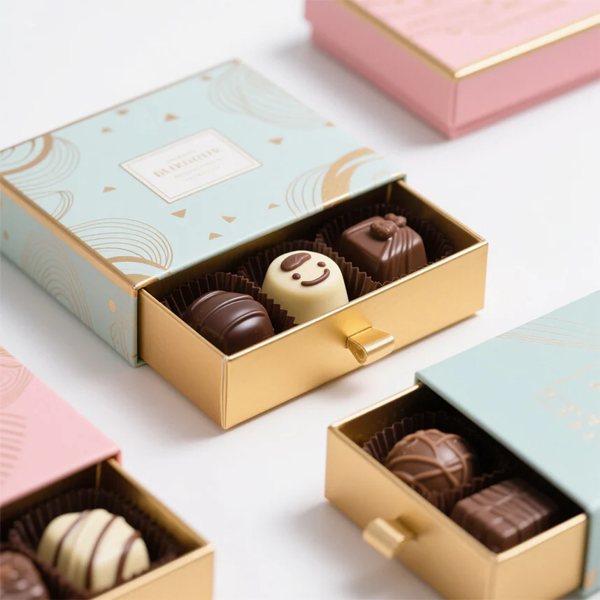 Chocolate Drawer Box With Sleeve
