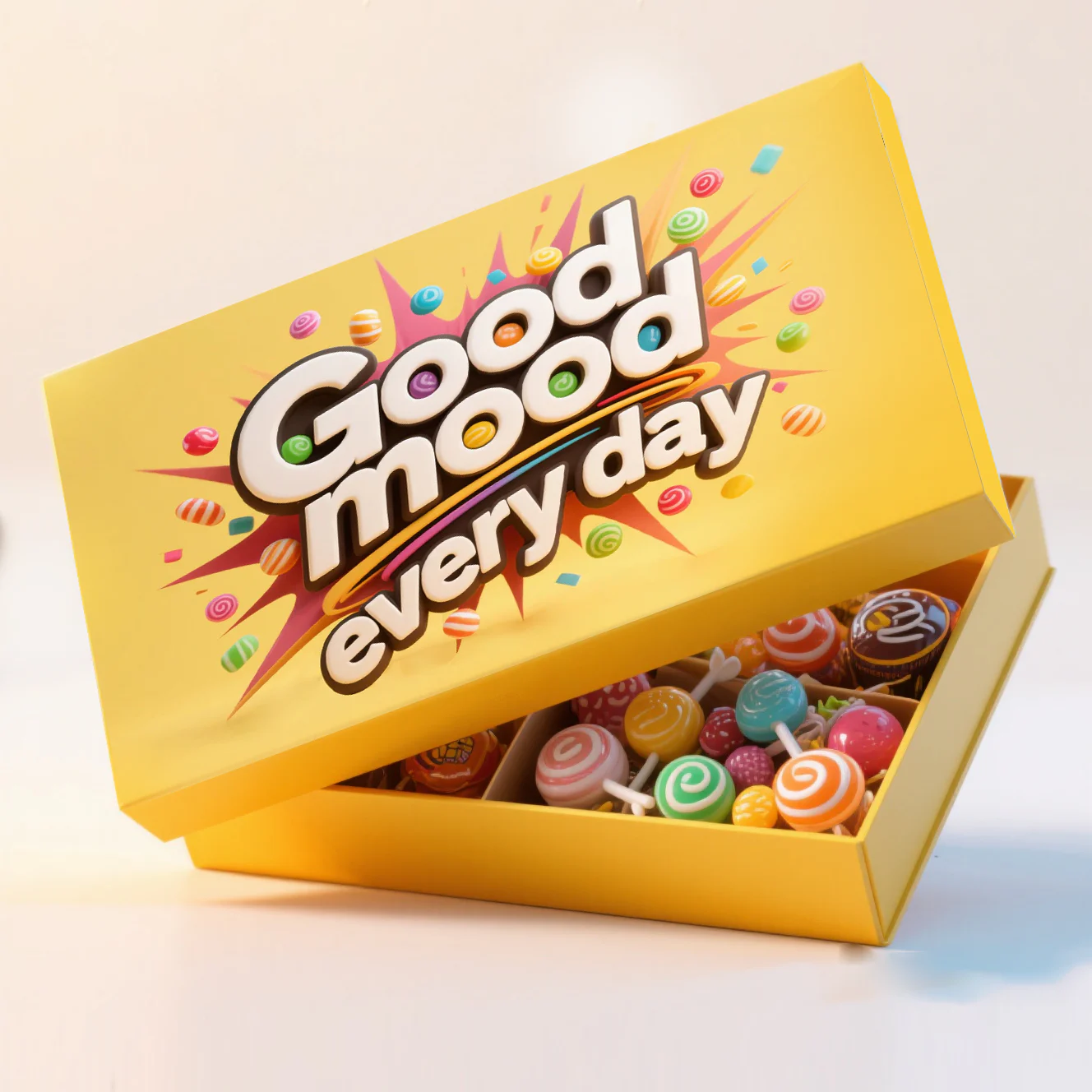 Candy Lid And Base Rigid Box