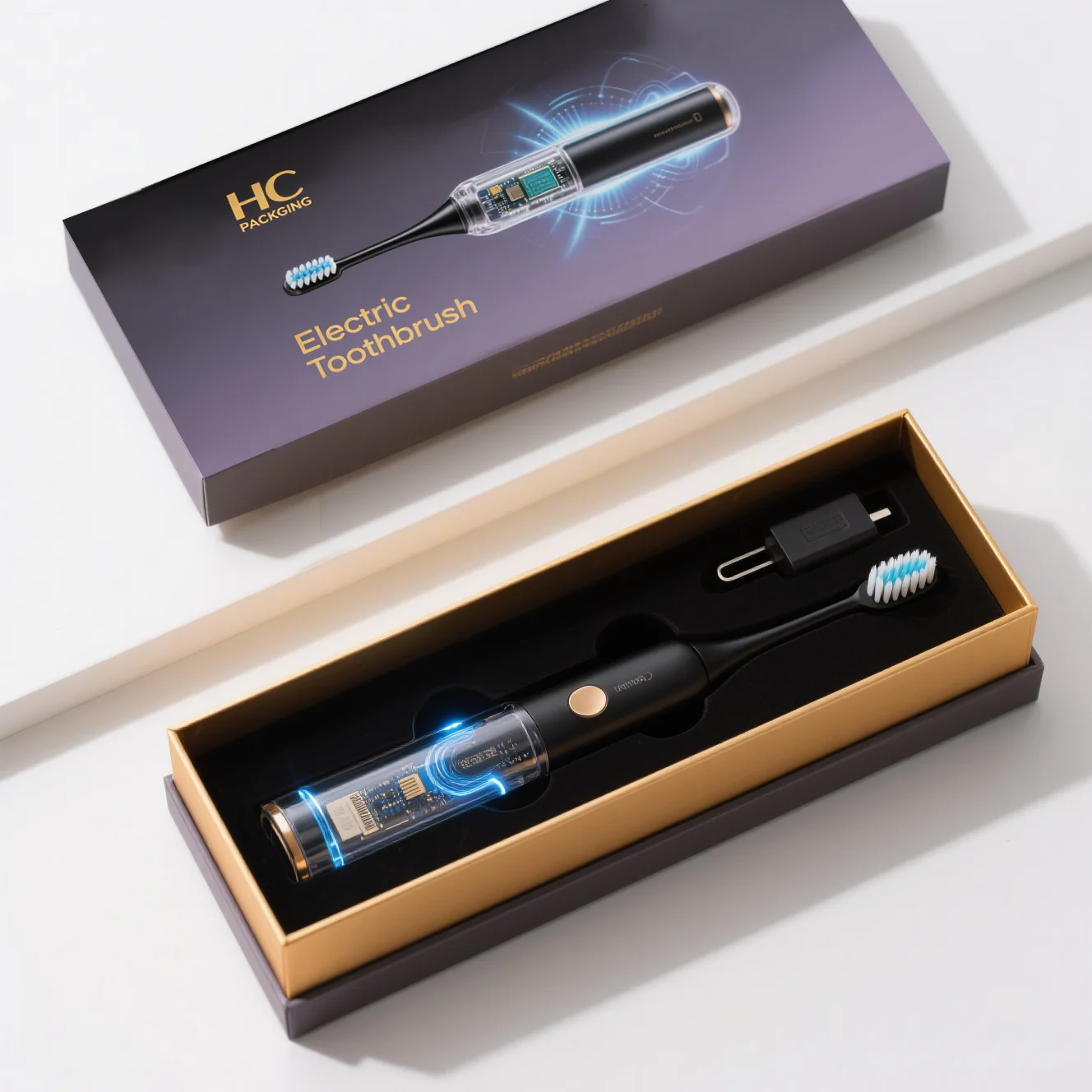 Lid And Base Box For Electric Toothbrush