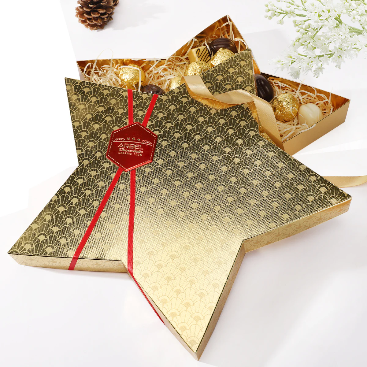 Five-Pointed Star Chocolate Classic Packaging Gift Box