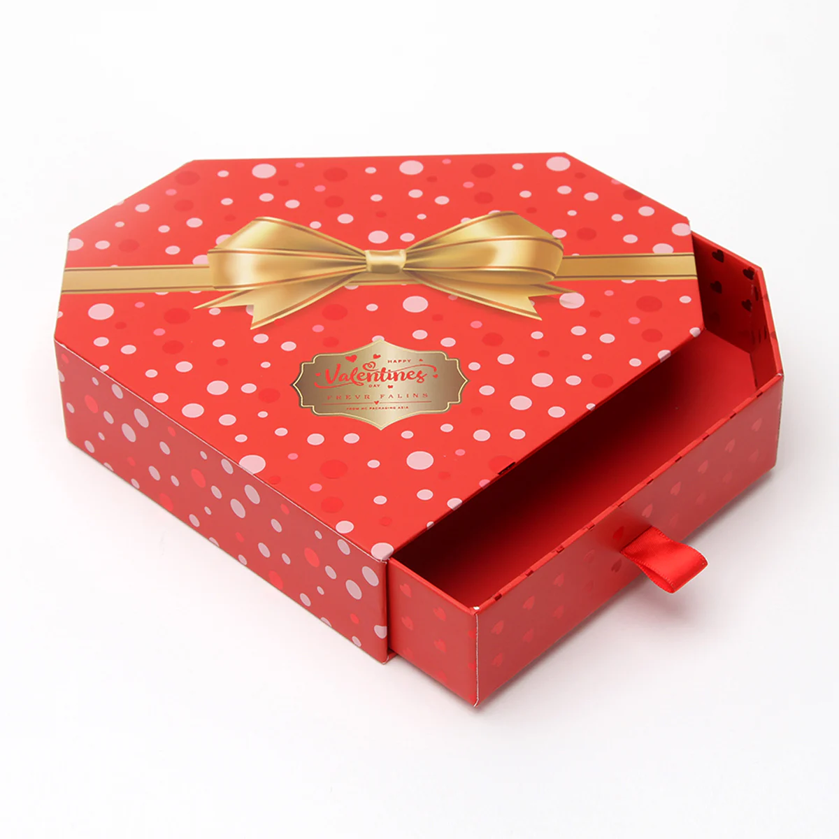 Red Drawer Chocolate Paper Packaging Gift Box