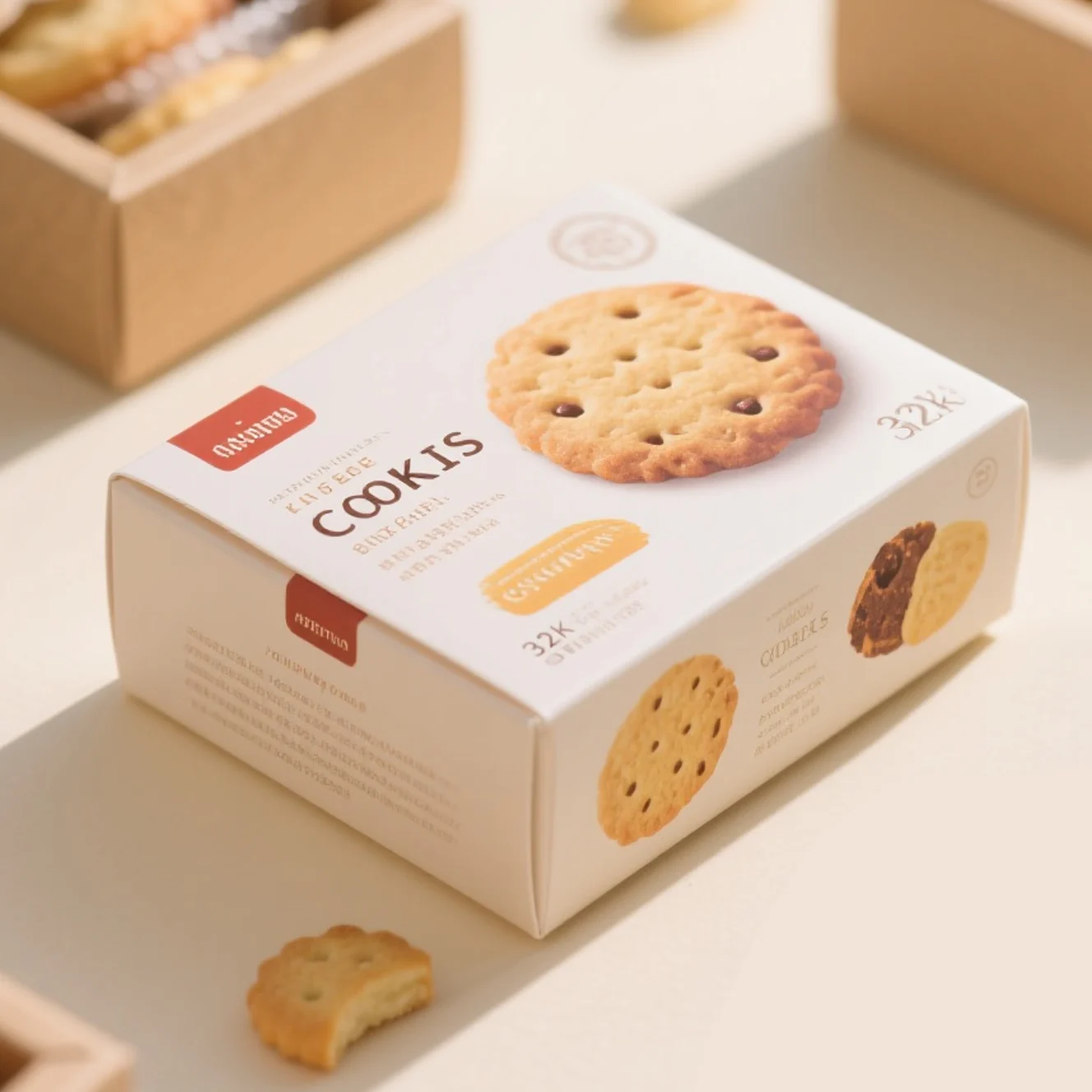 Custom Cookie Paper Box With Sleeve