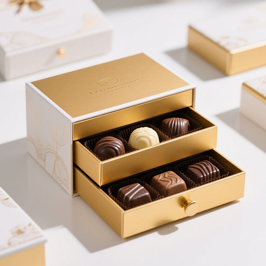 Chocolate Drawer Box with Sleeve