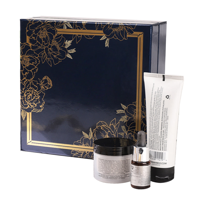 lid and base box for cosmetic gift setting