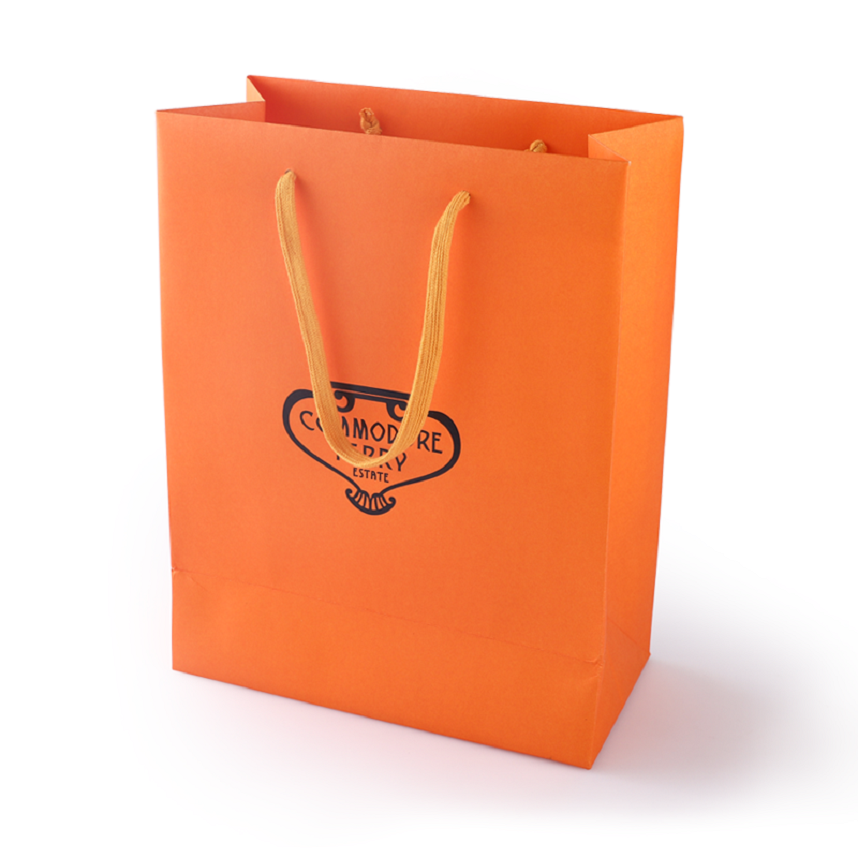 Orange Paper Bag
