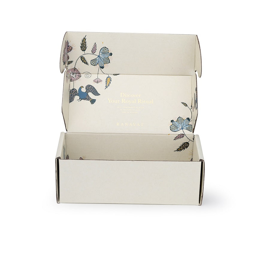 Flower Printed Corrugated Box