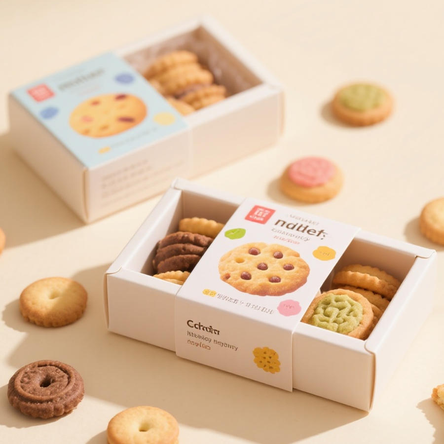 Custom Cookie Paper Box with Sleeve