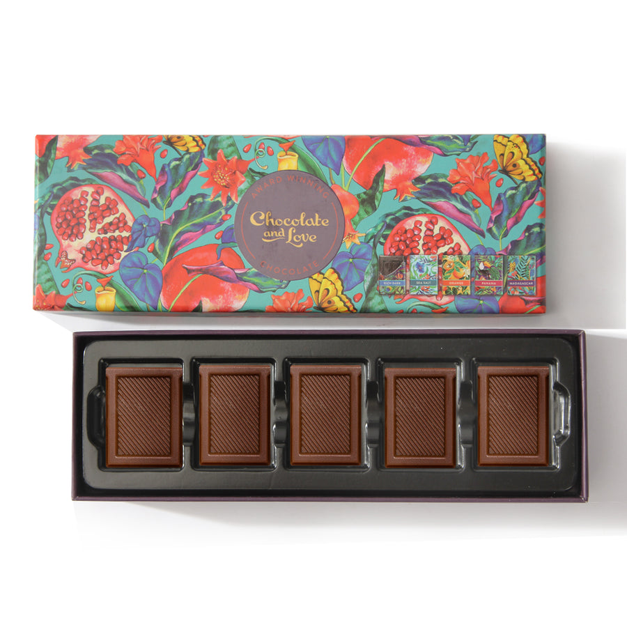 Custom colorful chocolate box
