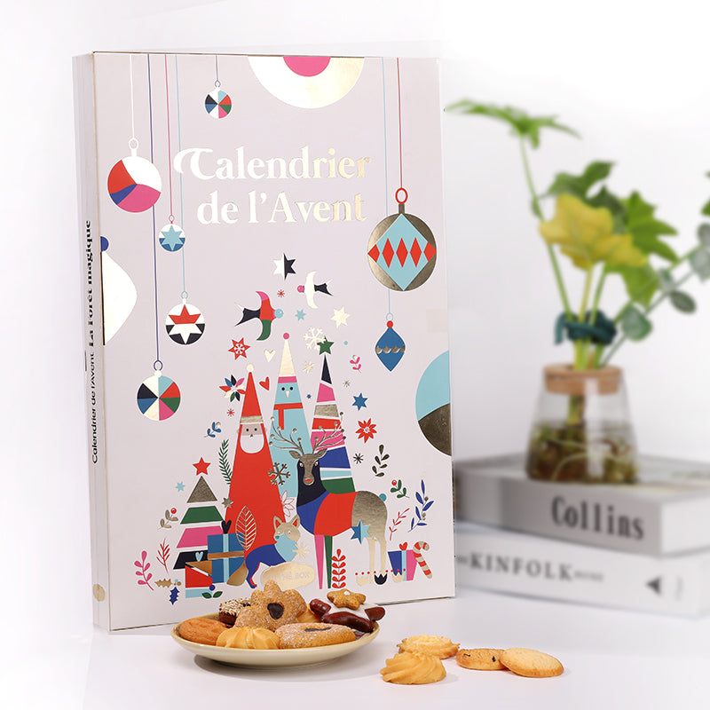 Christmas advent calendar chocolate box