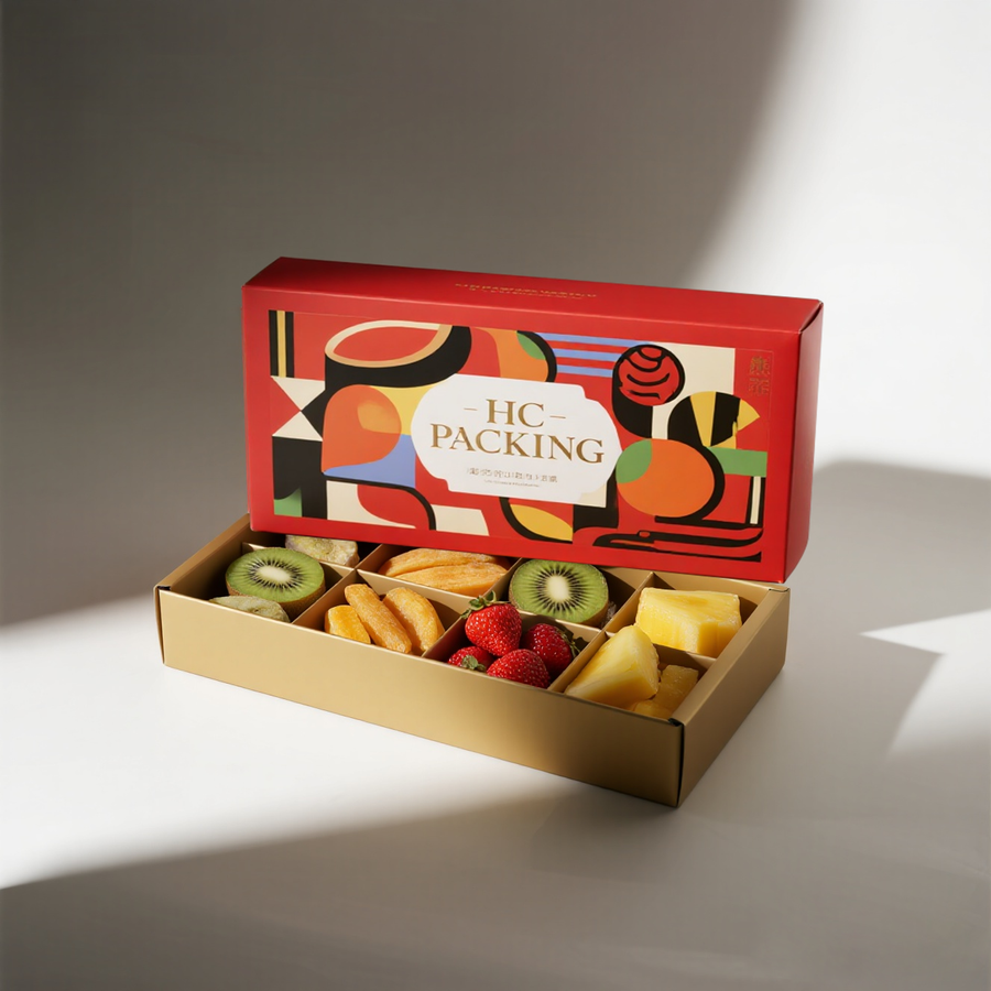 Lid and Base Box for Dried fruits