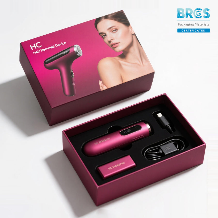 Lid and Base Box for Hair Removal Device