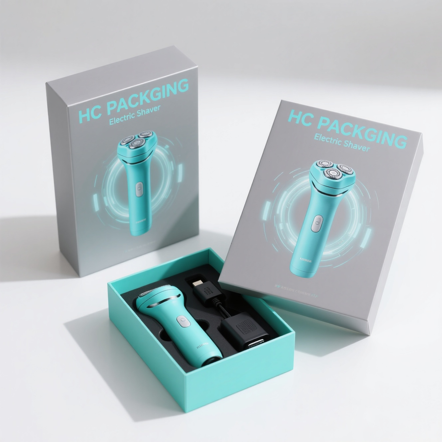 Lid and Base Box for Shaver