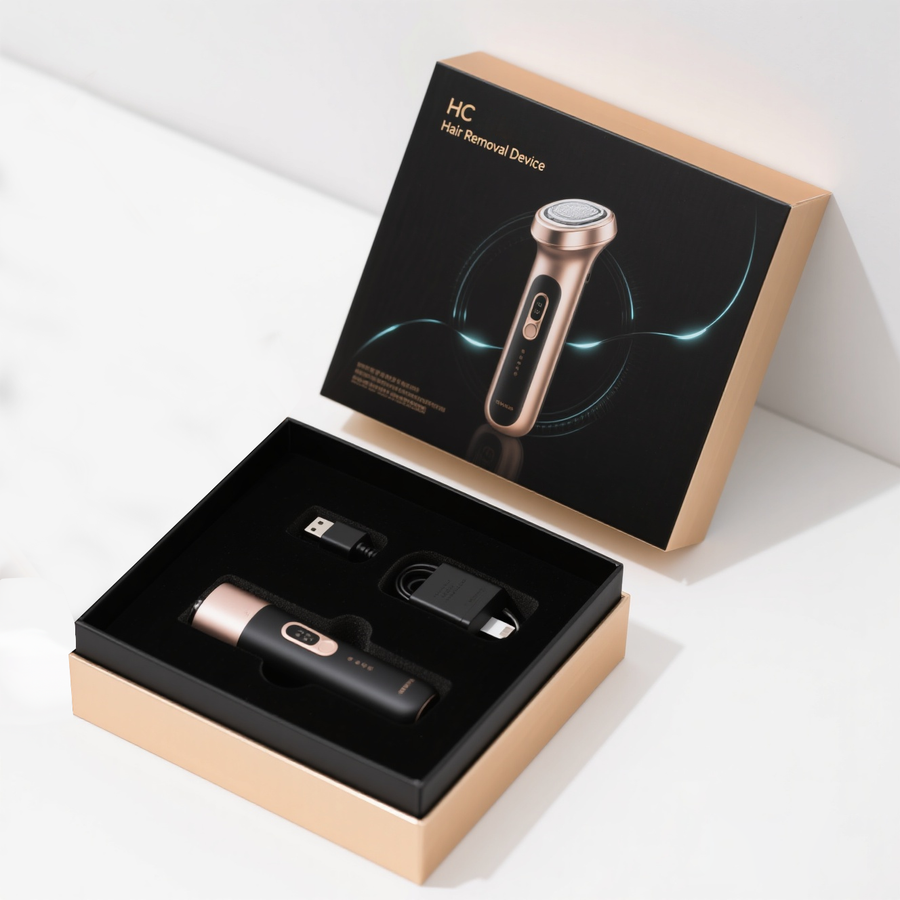 Lid and Base Box for Hair Removal Device