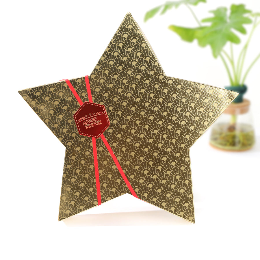 Five-pointed star chocolate classic packaging gift box