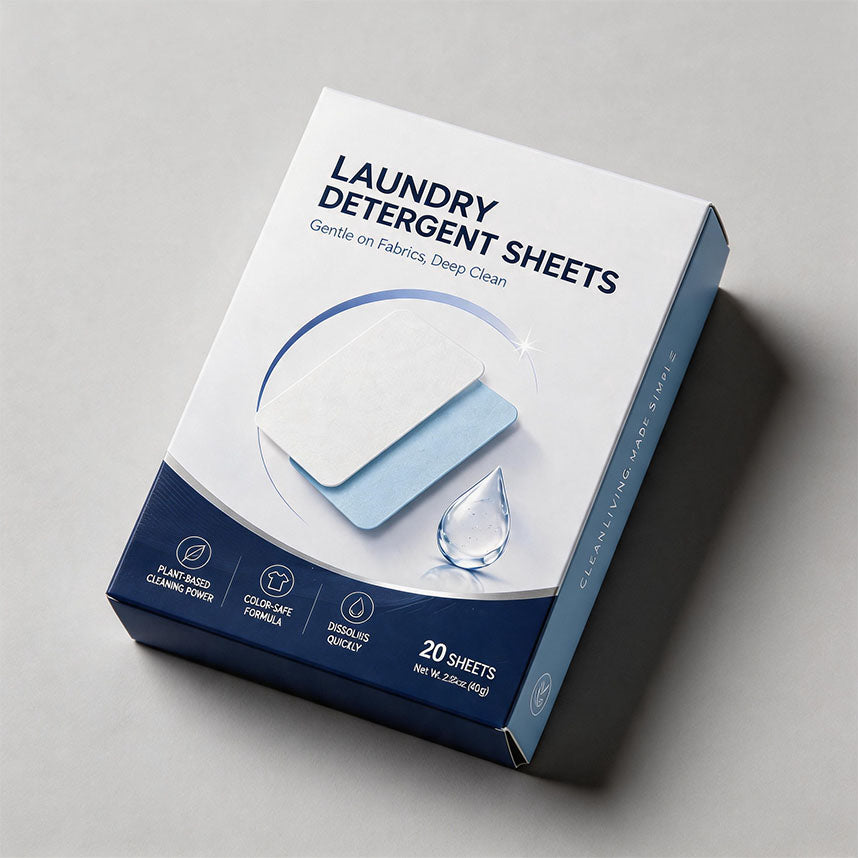 Folding Paper Box for Laundry Detergent