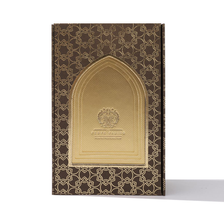 Arabian Brown Cardboard Printing Perfume Bottle Packaging Box