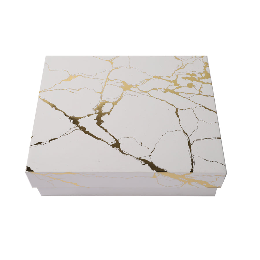 Beautiful White Marble Paper Perfume Box