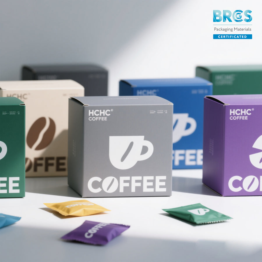 Straight Tuck Side Load Folding Carton Box for drip bag coffee
