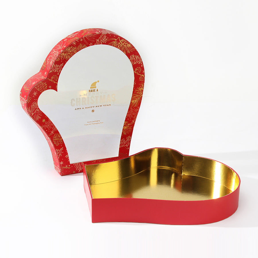 Creatively designed Christmas chocolate top and bottom boxes